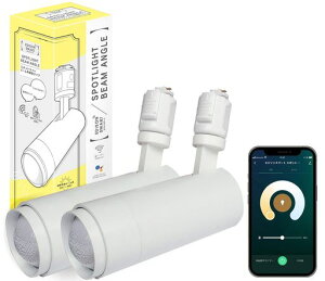 �G�W�\���X�}�[�gAlexa�Ή��̃X�}�[�g�X�|�b�g���C�g�r�[���p���߃^�C�v(�_�N�g���[���p/�z���C�g)x2�_�Z�b�g�X�}�[�g���C�g�X�}�[�g�Ɩ�RST-SL02WH