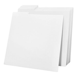 仕切カードインデックスカードレコード仕切りラベルPP製レコード本ノート収納分類用品12.5*12.9インチセパレーター音楽分類カード