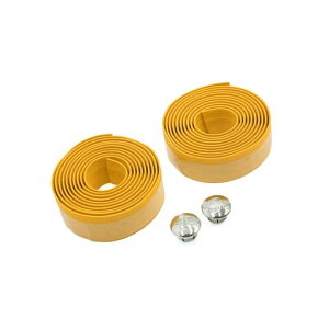 BULLSPANNバーテープ自転車ハンドルテープグリップテープ2個セット滑り止めロードバイク用イエロー