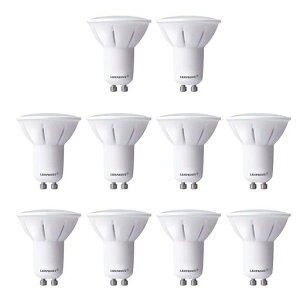 Lampaous LED�d�� GU10���� 5W - 50W�n���Q������ - �������F�\ �X�}�[�g�d�� - 2700 K�`6500 K - �d���F�A�����F�A�����F�A ���i�K���� �����Ɩ�110V-120V 10�Z�b�g (�����R���͕ʓr���w����������