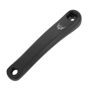自転車クランクアーム170mm左側シングル方形穴ブラックマウンテンバイクブラックシングルクランククランクアルミ合金