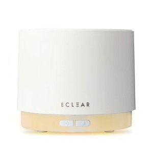 【2022年モデル】エレコム加湿器アロマディフューザー卓上エクリアミストUSB給電抗菌約100ml超音波式連続運転モード:最大8時間銀系無機抗菌剤SIAAマーク取得円柱型アロマ拡張モード揺らぎ…