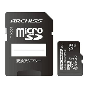 A[LX(Archiss)microSD128GBmicroSDXCProfessional100MB/sUHS-I/U3/C10/V30/A2AS-128GMS-PV3
