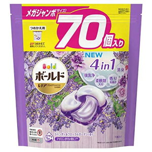 ボールドジェルボール4Dラベンダー&フローラルガーデン詰替えメガジャンボ70個