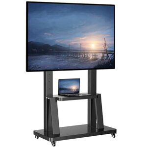 ORMGZIN��^�ړ����e���r��I�t���L���X�^�[�t��360°��]tv�X�^���h32~100�C���`�e���r�Ή����������\�ω׏d80kgVESA900X600mm�܂ŏȃX�y�[�X�Ɩ��p��c���p�W���ptv�X�^���h�n�C�^�C�vtv