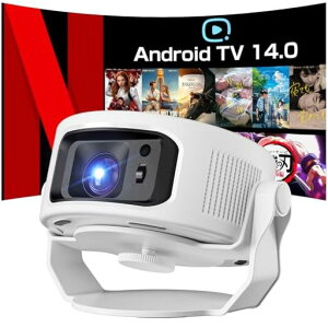Philoent�v���W�F�N�^�[�ƒ�p���^�y1080P8K�Ή�&HDR���_�C�i�~�b�N�掿&1400Ansi�zAndroidTV14.0����HiFi�X�s�[�J�[�����V��É�0.5M�Z�������eWiFi6Bluetooth5.4