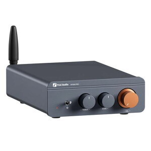 Fosi Audio BT20A Pro 300W x2 TPA3255 Bluetooth 5.0 �p���[�A���v ���^ �z�[�� �I�[�f�B�I �X�e���I 2�`�����l�� 2ch �A���v ���V�[�o�[ �~�j Hi-Fi �N���XD �ƒ�p �����A���v �X�s�[�J�[�p