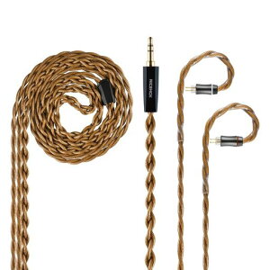 NICEHCK OurLaura �C���z�����P�[�u�� �g���v������ ����A�������̍����d���� 0.78mm 2Pin 3.5mm �����p �傫�����C���Q�[�WAWG ���E�� hifi���P�[�u�� �A�b�v�O���[�h�P�[�u�� 1.2m DIY (3.5mm