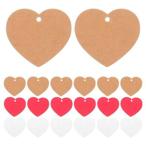 SEWACCラブタグ吊り下げ値札タグハート型空白プライスタグ商品タグボトルタグDIYクラフト用カードタグラベル結婚式パーティーバレンタインプレゼント300個