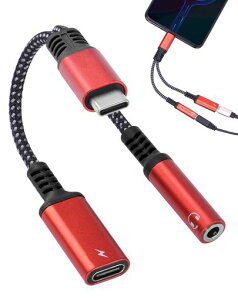 2in1 �^�C�vC �C���z���ϊ� USB �ϊ��A�_�v�^ typec �C���z�� �[�d ���� PD 60W �}���[�d ��҃P�[�u�� Type-C to 3.5mm �C���z���W���b�N USB�ϊ��P�[�u�� Type-C �|�[�g�[�d�A�_�v�^ Hi-Fi����