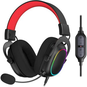 H510 Zeus-X RGB �L���Q�[�~���O�w�b�h�Z�b�g - 7.1ch�T���E���h�T�E���h - 53mm�I�[�f�B�I�h���C�o�[���ڃ������[�t�H�[���C���[�p�b�h(�M�����̍����t�@�u���b�N�J�o�[�t��) - �}���`�v���b�g�c