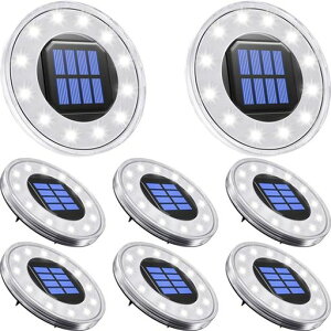 NFESOLAR�\�[���[���C�g���OIP68�h�����ߍ��ݎ��K�[�f�����C�g�\�[���[�����_�����Z���T�[���z���p�l���[�d���P�xLED��/���֐�/�Ő�/�ԏ�/�����ݒu�ȒP�h�Б΍��h�ƃ��C�g�u���^(8�Z�b�g�c