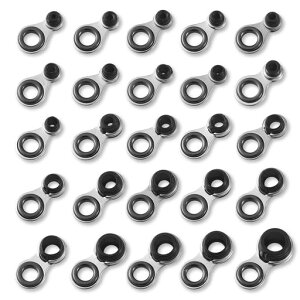 ロッドガイド釣り竿ステンレス6#1.0~4.8mm25点セット修理交換
