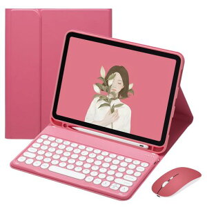 YEEHi �Ή� iPadAir11�C���` M4 M3 M2 (2026/2025/2024) �L�[�{�[�h�P�[�X �}�E�X�t�� ���� iPad Air 10.9�C���` �� 5 4 ����p �J���[�L�[�{�[�h �ی^�L�[ 2�F�z�F ���f�B�[�X ������