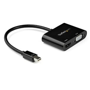 StarTech.com Mini DisplayPort - HDMI/VGA�A�_�v�^ 4K/60Hz Thunderbolt 2/�T���_�[�{���g2����VGA/HDMI�ɕϊ� MDP2VGAHD20