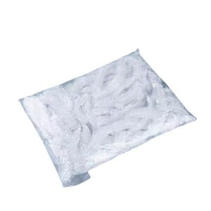 シャワーキャップ100枚業務用防水使い捨てヘアカラー用髪染め保護超薄型ポリエチレンフリーサイズ風呂/温泉/調理/防塵男女兼用(透明ホワイト)