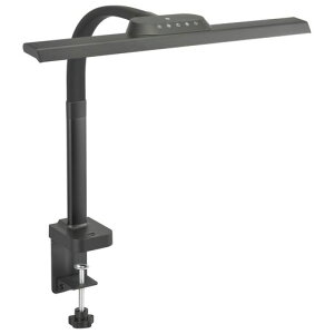 �I�[��(OHM) �f�X�N���C�g LED�N�����v���C�g T�^�C�v 1500���[���� 6200K Ra93�����F ���邳���m�Z���T�[ Type-C/Type-A USB�|�[�g�t�� AA�K�i���� ���i�K���� �^�C�}�[�t�� �u���b�N AS-LD1118K-K