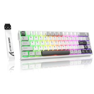 �y�t���A���~��➑́zATTACK SHARK X68MAX HE ���s�b�h�g���K�[ �L�[�{�[�h USB-C�L�� 8000Hz�|�[�����O���[�g 256KHz�X�L�������[�g �Q�[�~���O�L�[�{�[�h 0.08ms�f�B���C �����\�ȃA�N�`���G�[�V�c