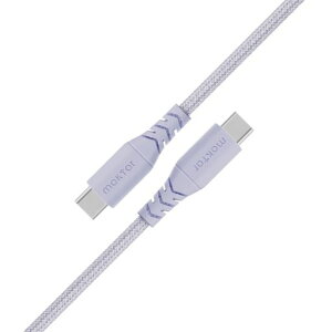 Maktar (�}�N�^�[) �҂ݍ��ݎ� USB-C to USB-C �P�[�u�� ���ϋv PD�Ή� 60W/3A iPhone 16/15 iPad Pro/Air MacBook Pro/Air �e��Ή� (1.2m ���C���b�N)
