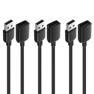 Cable Matters 3�{�Z�b�g USB 2.0 �����P�[�u�� 0.9m ��