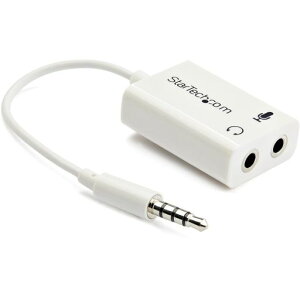 StarTech.com4�Ƀw�b�h�Z�b�g�p�A�_�v�^�z���C�g4��3.5mm�v���O-2x3��3.5mm�W���b�NPC/iPhone�Ή�MUYHSMFFADW