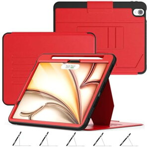 Timecity�Ή��P�[�XiPadAir11�C���`�P�[�XM2(2024�A��6����)�ϏՌ�5�i�K���u�����߃I�[�g�X���[�v/�E�F�C�NTPU�f��PU���U�[�J�[�h���[�y�����[�����͊��S�ی�J�o�[�Ή�ipadair��6����