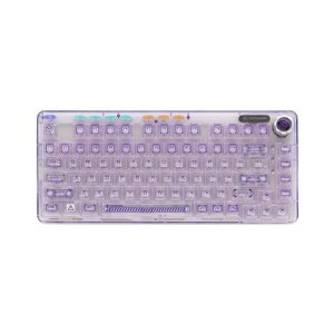 OUSEITECH X Aula F81 �Q�[�~���O�L�[�{�[�h ���J�j�J�� �����L�[�{�[�h �����L�[�L���b�v 81�L �[���C�����X �z�b�g�X���b�v�Ή� RGB�o�b�N���C�g BT4.0�ABT5.0/2.4G/USB-C �K�X�P�b�g����