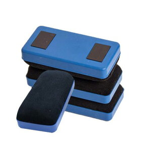 lasenersm4個磁気ホワイトボード消しゴムホワイトボード消しゴムホワイトボード用ドライイレーザー黒板消しゴム黒板オフィス学校自宅用ブルー