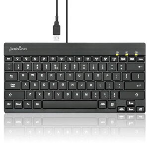 Perixx �y���b�N�X PERIBOARD-326US �o�b�N���C�g�L�[�{�[�h �L�� �R���p�N�g USB ���^ �e���L�[���X �����u�����L�[ �ȃX�y�[�X�y���K�ۏؕi�z(�p��z�� �o�b�N���C�g)