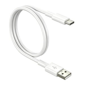 USB Type-C �P�[�u�� 1m 1�{�Z�b�g SLEIJAOOE 3A�}���[�d�Ή� �J�`�b�Ƒ}�����Ēf���ɋ��� �y�����̃f�W�^�����C�t�������K�Ɂz USB-A to C 480Mbps�����f�[�^�]�� �X�}�z/�^�u���b�g�Ή� (�z���C�g)