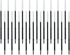 20個ボールペン詰め替えインク、替芯、黒の替え芯 、スタイラスチップ付きボールペン、ソフトタッチクリックスタイラスペン、タッチ用2 IN 1の実用的なマルスタイラスペン