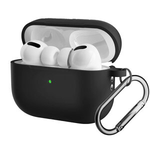 Valnwcin AirPods Pro2�p �P�[�X�y2022�N�������f���z�G�A�[�|�b�Y �v�� ��2���� �ی�J�o�[ �V���R�� �V���v�� �S�ʕی� �Ռ� LED���� �����[�d�\ �����Ȍ��f�U�C�� �J���r�i�t�� �����h�~ Ai�c