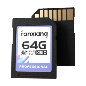 FanxiangSD�J�[�h64GB2���ő�Ǐo���x95MB/sUHS-IU3V30SDXCClass10microSD�J�[�h���ϋv�������J�[�hFullHD&4KUHD�r�f�I���[�J�[�Ή�
