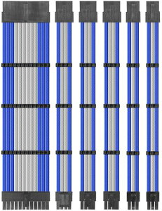 upHere�d�������X���[�u�P�[�u��300mmPSU�����P�[�u��16AWG�����x��ATX/EPS/PCI-E�Ή�PC/�z���������ϋv�_��K�C�h�t��6�{�ySC302