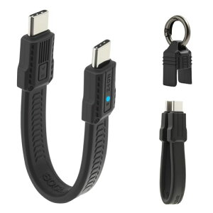 aceyoonUSBC�P�[�u��13.5cm�Z���[�d�P�[�u��USB4.0�Ή�8K60Hz240W�L�[�z���_�[���[�֗�LED���C�g�������[�d80Gbps�f�[�^����0.14m�V���[�g�^�C�vCforiPhone1716