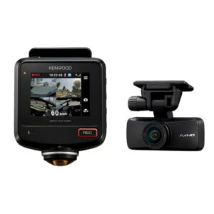 KENWOOD�P���E�b�hDRV-C770R����360°�S���ʘ^��Ή�2�J�����h���C�u���R�[�_�[GPS/STARVIS/HDR����microSD�J�[�h32GB�t��