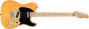 Squier by Fender �G���L�M�^�[ Affinity SeriesTM TelecasterR, Maple Fingerboard, Black Pickguard, Butterscotch Blonde �\�t�g�P�[�X�t��