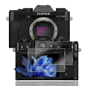 �y2���Z�b�g�z �Ή� FUJIFILM X-T30 III/X-T30 II/X-S10 / X-T30 ��p �K���X�t�B���� �y���{���f�ވ��Ɏq���z �p FUJIFILM X-T30 III �t�B���� �����K���X �t�� �ی�t�B���� �R�� �w��h�~