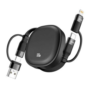 MINLU5in1i[[dR[hCgjOP[u[MFiF]擾PD100W}[dUSB-A/CUSB-C/Lightninggݍ킹X}zX^htPhone1716151413Pro