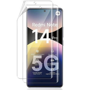 ShronForRedmiNote14Pro5G�t�B����3D�S�ʕی�t�B����TPU�f�ލ����ߗ����^�C�A�[���p�ȑΉ�RedmiNote14Pro5G�Ή��y2���Z�b�g�z
