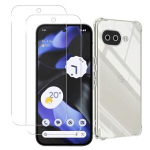 Wekrsu�Ή�GooglePixel9A�P�[�X+�K���X�t�B����(2��)pixel9a�y�ʃP�[�X�N���A�ČRMIL�K�i�擾�l�������ی�/�J�����ی�TPU�J�o�[�ی�P�[�X�O�[�O���s�N�Z��9A�t�B���������K���X