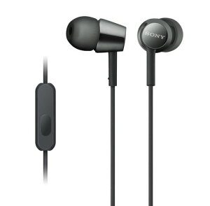 Sony MDREX155AP �C���C���[�C���z�� �w�b�h�z�� �}�C�N�t�� �ʘb�p �u���b�N