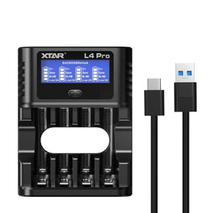 XTAR L4 Pro �[�d�� 1.5V �P3 �P4 ���`�E���d�r��1.2V AA/AAA �j�b�P�����f�d�r�[�d��y���d�@�\�z�y���t���b�V���@�\�z