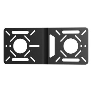 FasgearVESAマウントブラケットIntelNUCエクステンションプレートアダプター用100x100mmおよび75x75mmの穴付き|VESAパターン対応モニターアームコンバージョンキットホルダー