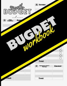 BudgetWorkbook:FinancialPlannerMonthlyIncome&ExpensesTrackerUndatedNotebookBudgetingTool