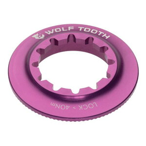 ウルフトゥース(WolfTooth)センターロックロックリング内部スプラインCenterlockRotorLockring-InternalSplineRawSilverU1RTR-LCKRNG-IS-RSIL