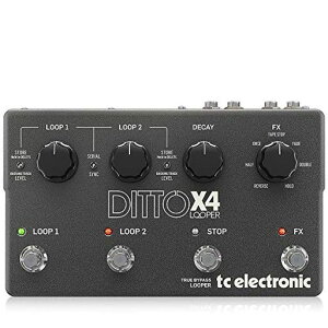 �e�B�[�V�[�G���N�g���j�b�N(Tc Electronic) �f���A�� �g���b�N ���[�p�[ DITTO X4 LOOPER Gray