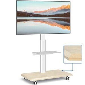 Rfiver�e���r�X�^���h���Ǌ񂹃e���r�X�^���h�L���X�^�[�t��tv�X�^���h27~65�C���`�Ή��e���r��ړ������b�N��]���������\�ؐ��x�[�X�ω׏d40kgVESA400x400�܂ŋƖ��p�W���p�Ɨp�z���C�g