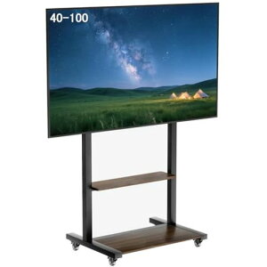UNHO �e���r�X�^���h �e���r�� �L���X�^�[�t�� ���j�^�[�X�^���h 40-100�C���`�Ή� ������ tv�X�^���h �n�C�^�C�v �ω׏d100kg �������߉\ �I�t�� VESA 800x600mm�܂� �Ɨp �r�W�l�X�W���p