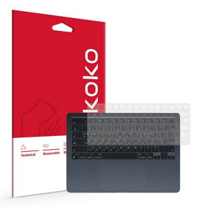 skoko �L�[�{�[�h�J�o�[ MacBook Air 13 �C���` M5 M4 M3 M2 �Ή� ANSI US�z��p ���� ���� TPU �ی�J�o�[ �p�[�����X�g�ی�t�B�����t�� �Z�b�g